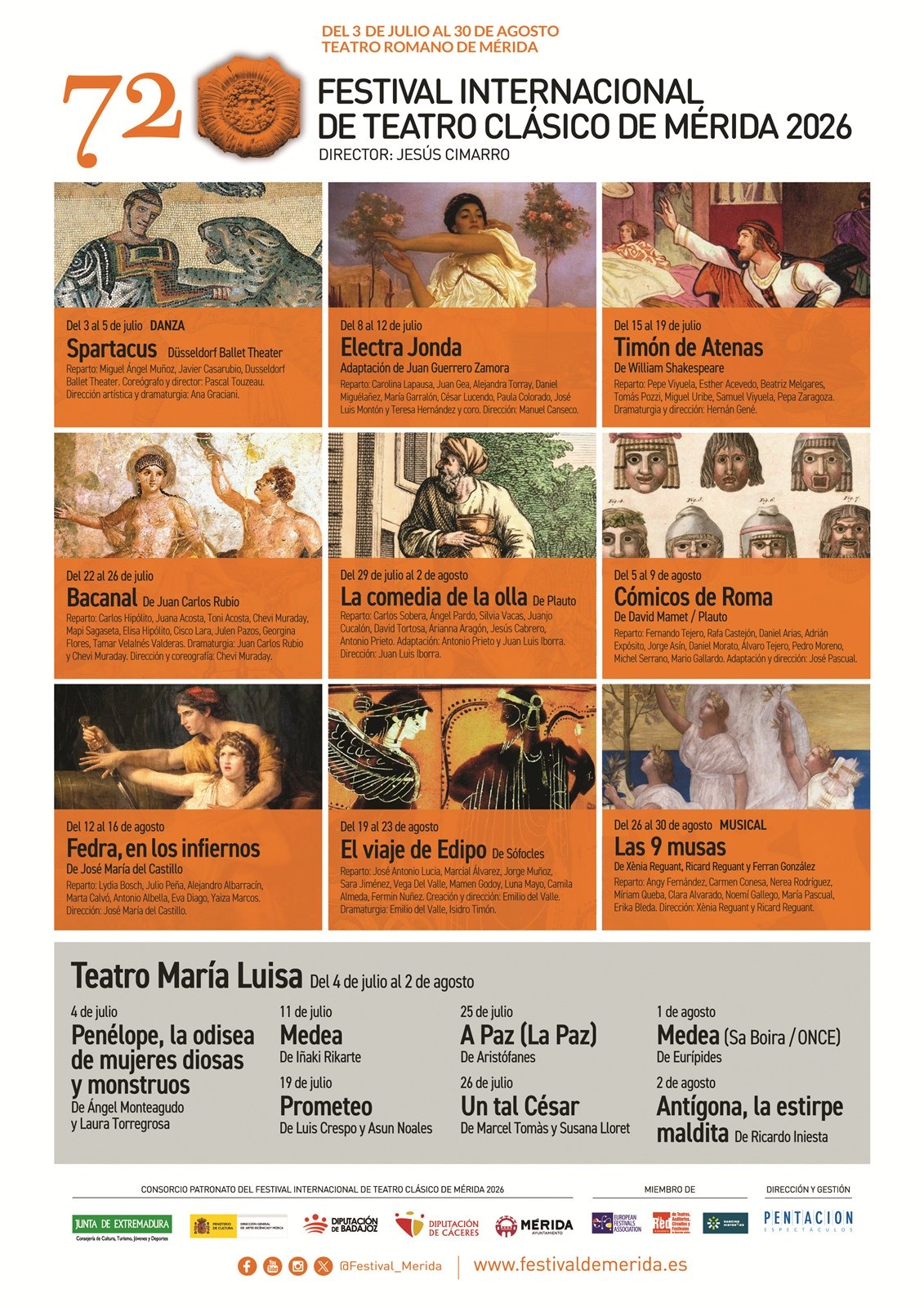 72 Festival Internacional de Teatro Clásico 2026